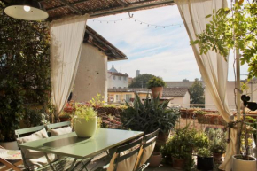 Attico con terrazza su Firenze